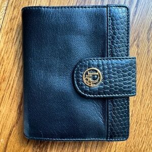 ⚡️Christian Dior Black Leather Compact Wallet (w/ COA)